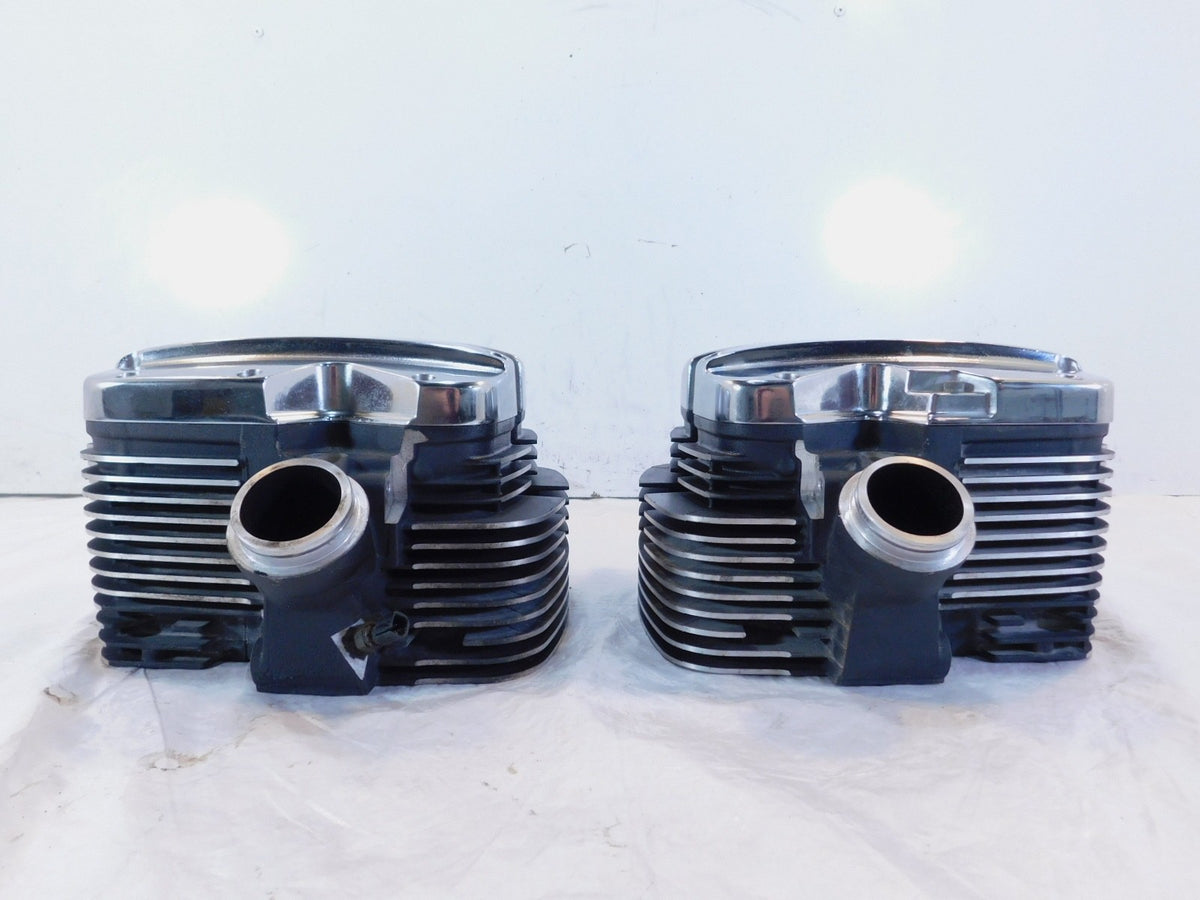 2006 2007 Victory Hammer Kingpin Jackpot & Vegas Black Cylinder Heads w/ Valves - C3 Cycle