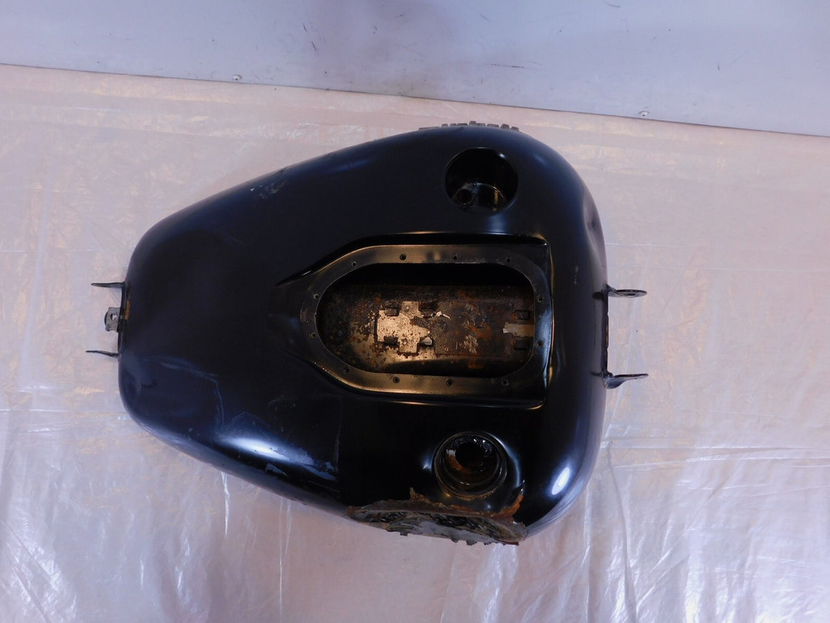 10-17 Harley Davidson Dyna Wide Glide & Street Bob Black Fuel Gas Tank - DENTED - C3 Cycle