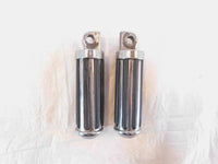 Pair Harley Touring FXR Dyna Sportster & Softail Black ISO Peg Footpeg Footrests - C3 Cycle