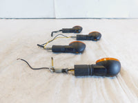 98-03 Triumph Thunderbird Sport 900 Left Right Black Indicator Turn Signal Lamps - C3 Cycle