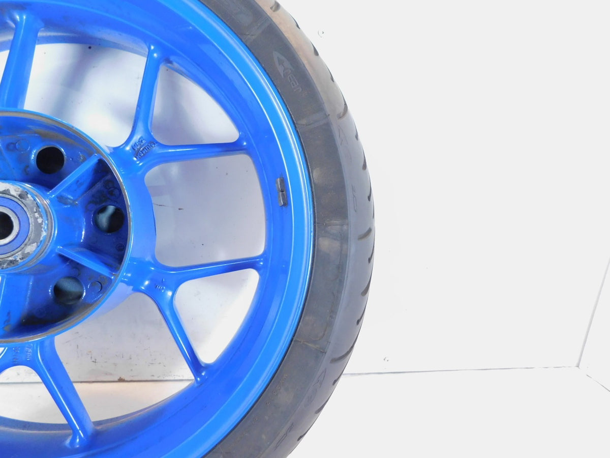 2007 2008 2009 2010 2011 2012 Triumph Tiger 1050 SE Blue Rear Wheel Rim & Tire - C3 Cycle