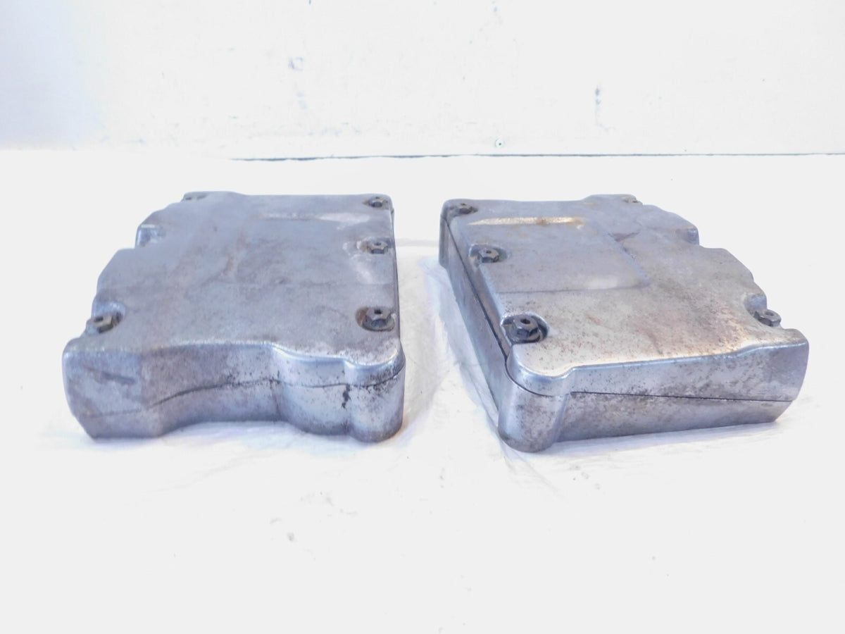 Harley Polished Twin Cam Touring Dyna Softail Cylinder Head Rocker Boxes & Arms - C3 Cycle