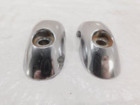 Harley Davison VRSCR Street Rod Chrome Left Right Handlebar Riser Clamp Caps - C3 Cycle