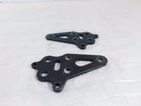 Pair Black 2008-2016 Polaris Victory Vision Engine Motor Mount Rear Brackets - C3 Cycle