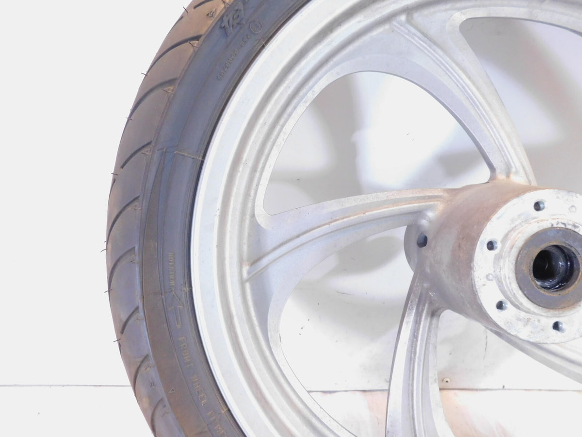 2008-2009 Victory Vision Touring Silver Cast Front Wheel Rim with Tire - C3 Cycle