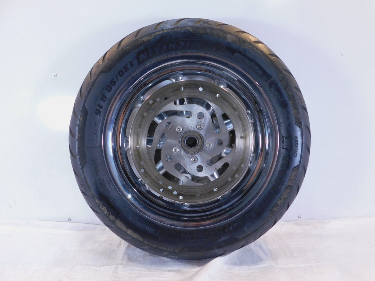 Harley Touring Road King & Electra Glide Front Chrome Wheel Rim w/ Tire & Rotors - C3 Cycle