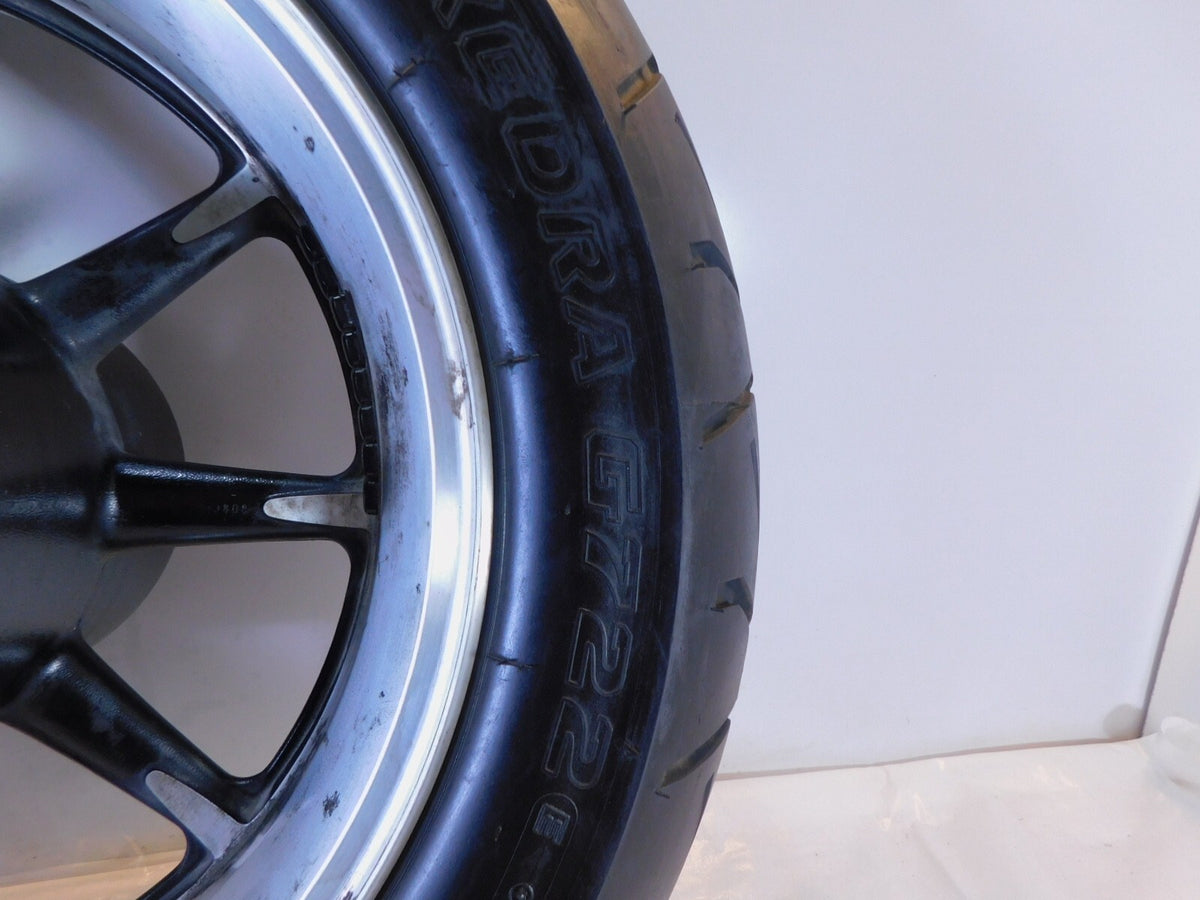 2009 Kawasaki Vulcan 1700 Nomad Voyager VN1700 Silver Rear Wheel Rim & Tire - C3 Cycle