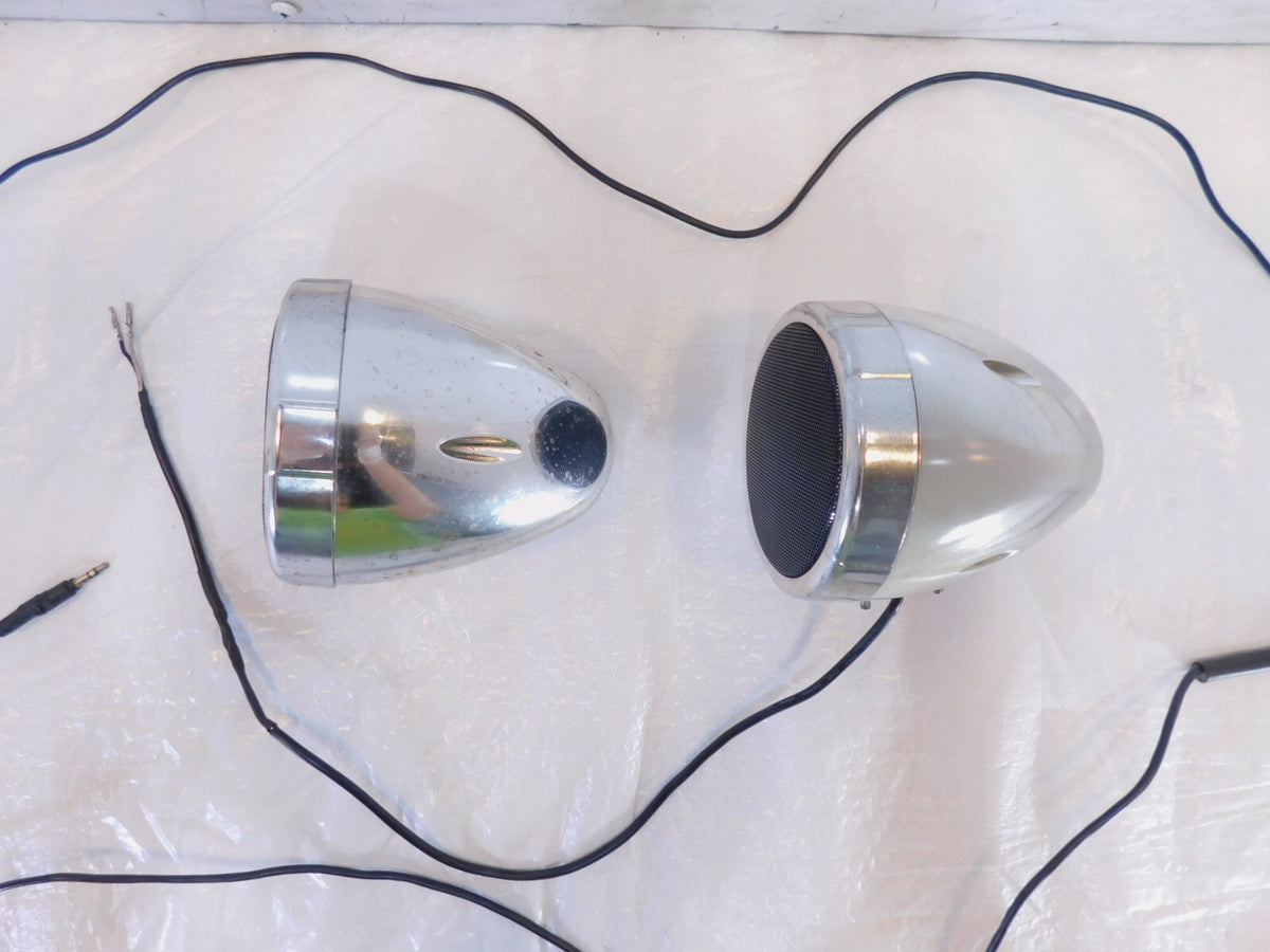 Harley Davidson Softail Dyna Sportster Boss Audio Systems Chrome Speaker System - C3 Cycle