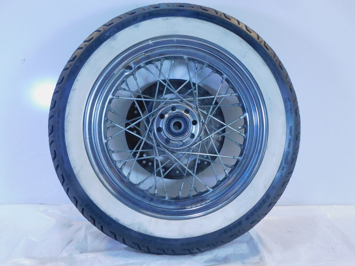 Harley Davidson Softail Heritage Classic & Deluxe Spoked Front Wheel Rim w/ Tire - C3 Cycle