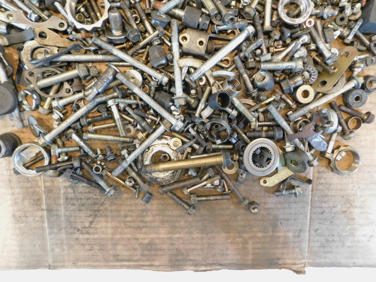 2001 01 Honda GL1800 Goldwing 1800 Nuts Bolts & Brackets Hardware Parts Box Lot - C3 Cycle