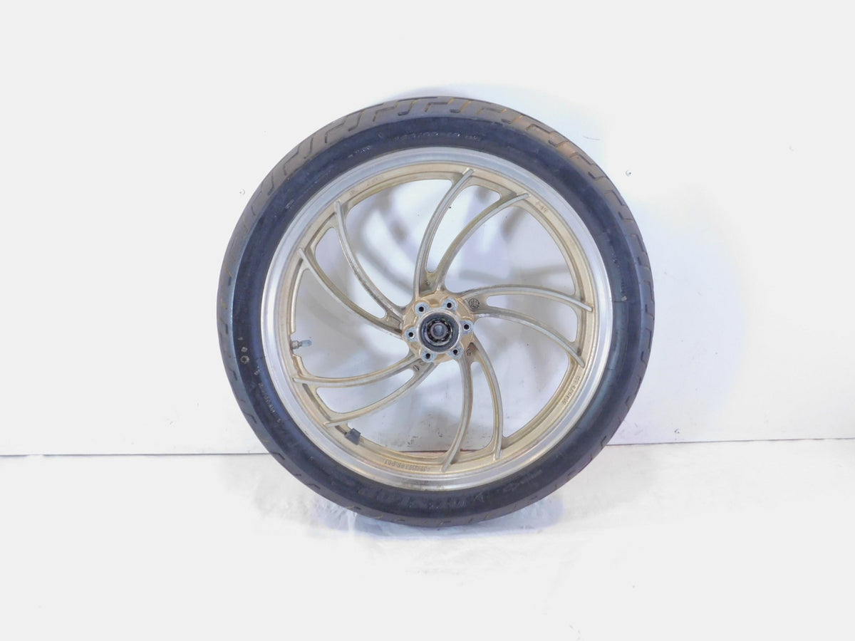 1980-1983 Yamaha XJ750 XJ750J Maxim 750 Gold Cast Front Mag Wheel Rim - C3 Cycle