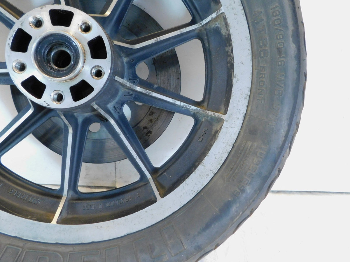 Harley Davidson Dyna Softail & Sportster 883 & 1200 Cast Rear Rim Wheel w/ Tire - C3 Cycle