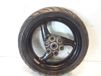 2002 & 2003 Ducati Monster 620 750 & 800 Black Rear Wheel Rim & Tire - Straight - C3 Cycle