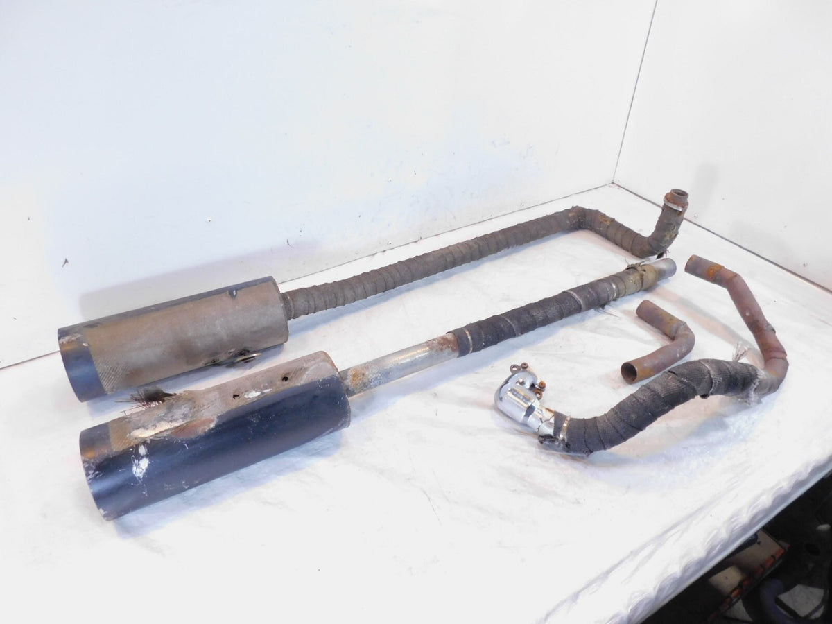 Yamaha VStar 650 XVS650 Custom Classic Silverado Exhaust Mufflers & Header Pipes - C3 Cycle