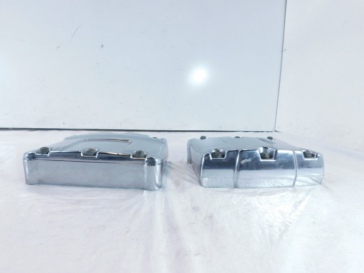 Harley Davidson Touring Dyna & Softail Chrome Cylinder Head Rocker Boxes - C3 Cycle