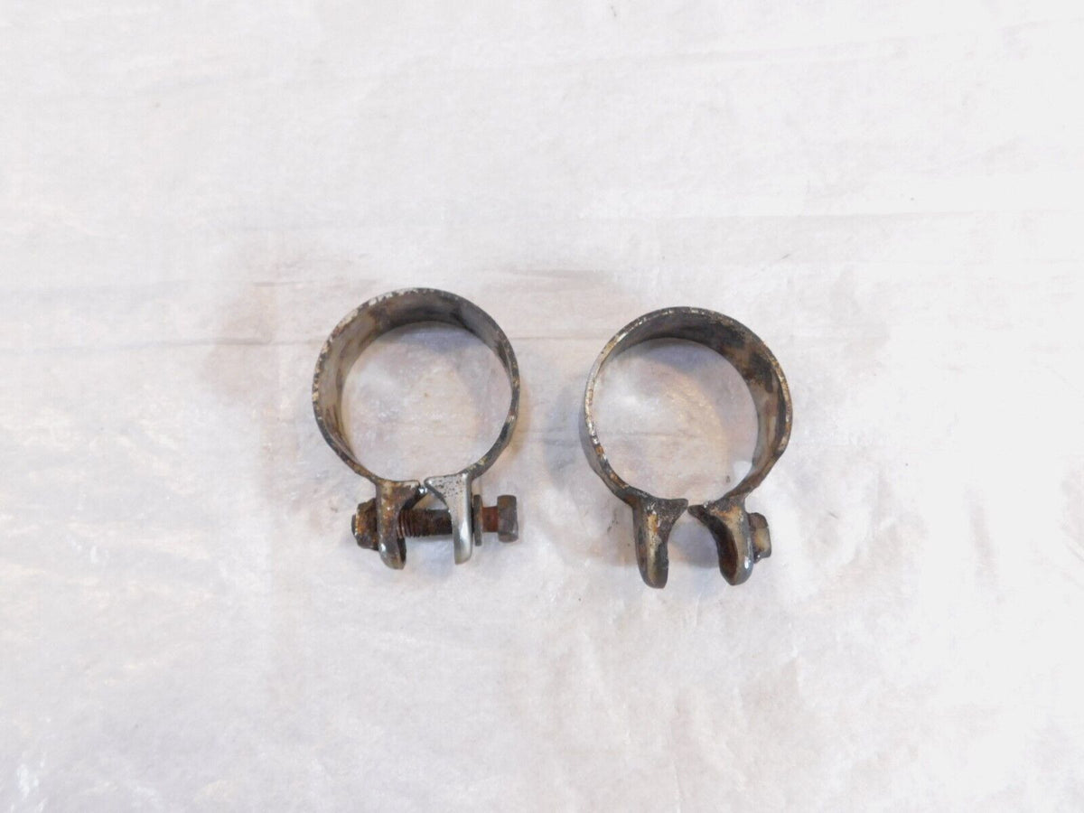 Kawasaki Vulcan 88 1500 VN1500A & VN750 Rear Exhaust Pipe Muffler Cover Clamps - C3 Cycle