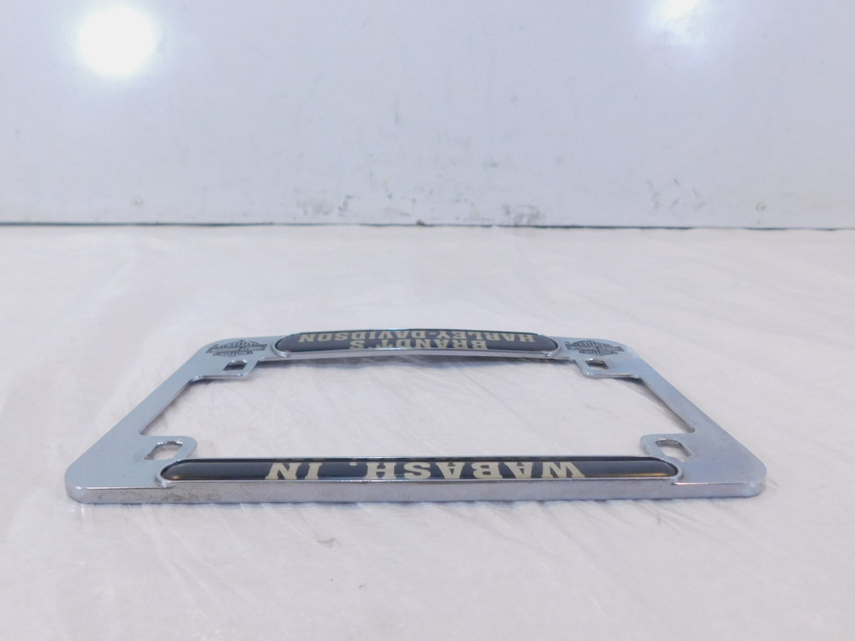 Harley Davidson Sportster Dyna FXR Softail Rear License Plate Cover Frame - C3 Cycle