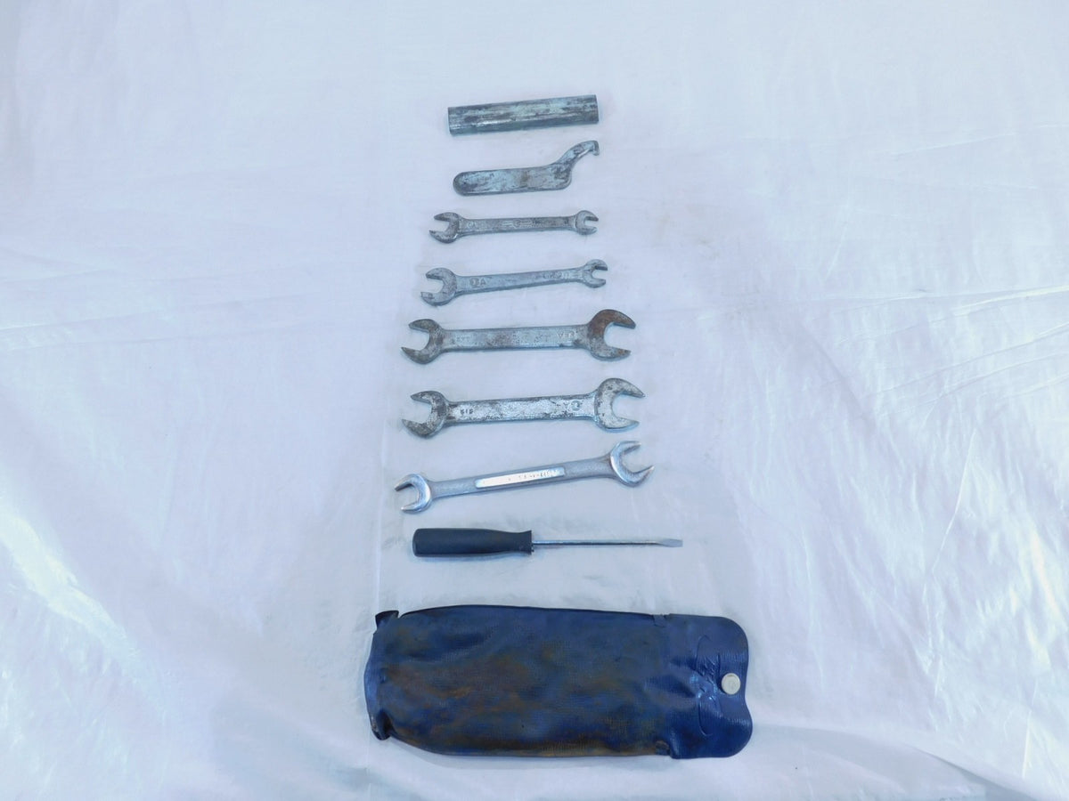 Honda CB350K CB450K Scrambler CL350 350 Owners Wrench Tool Kit Lot w/\Bag Pouch - C3 Cycle
