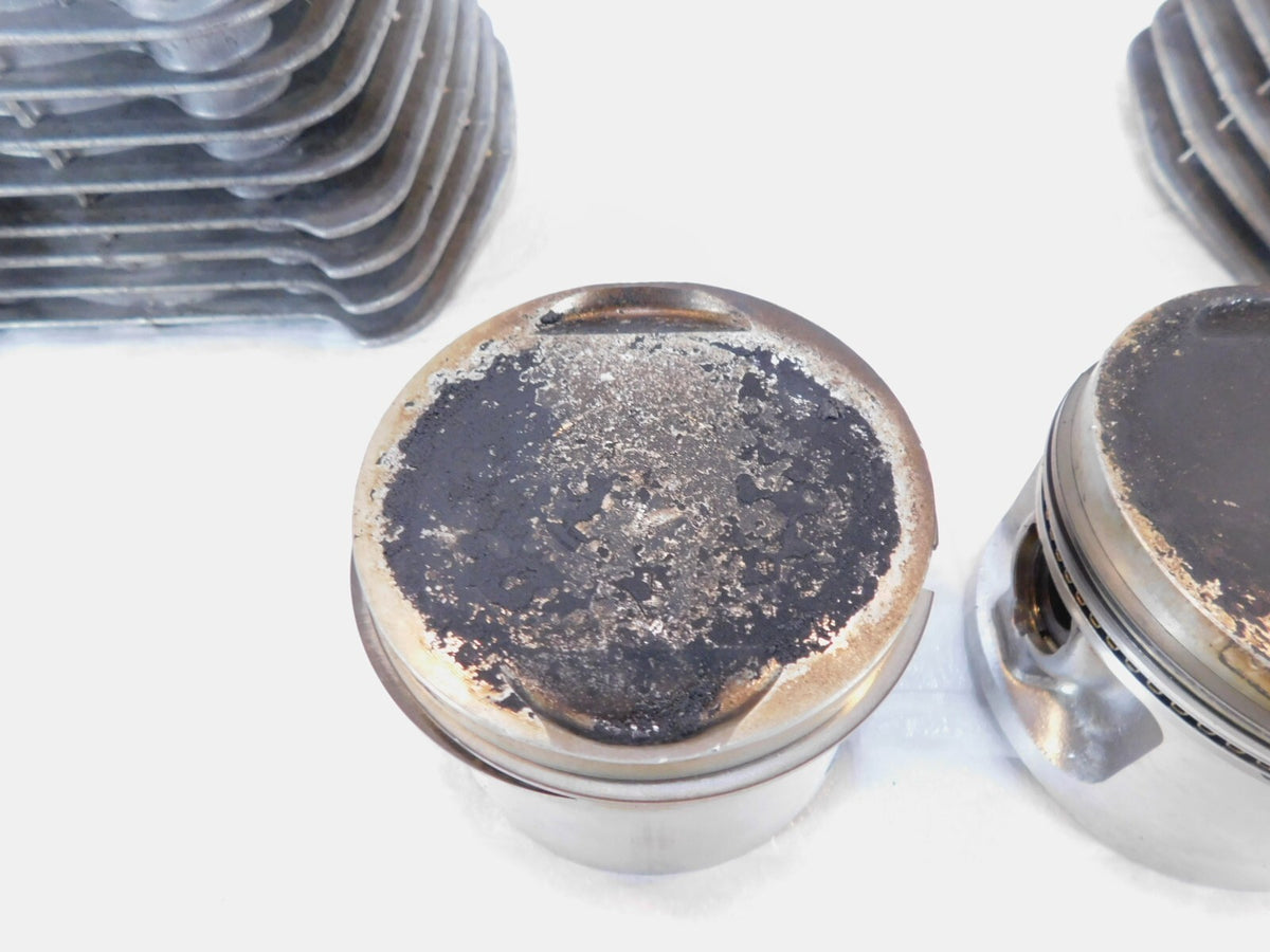 Pair Harley Davidson Sportster 883 Silver Engine Cylinder Barrel Jugs w/ Pistons - C3 Cycle