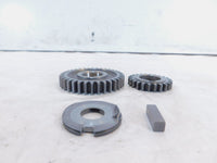 1983-2000 Yamaha XV500 Virago 535 XV535 Engine Crankshaft Oil Pump Primary Gears - C3 Cycle
