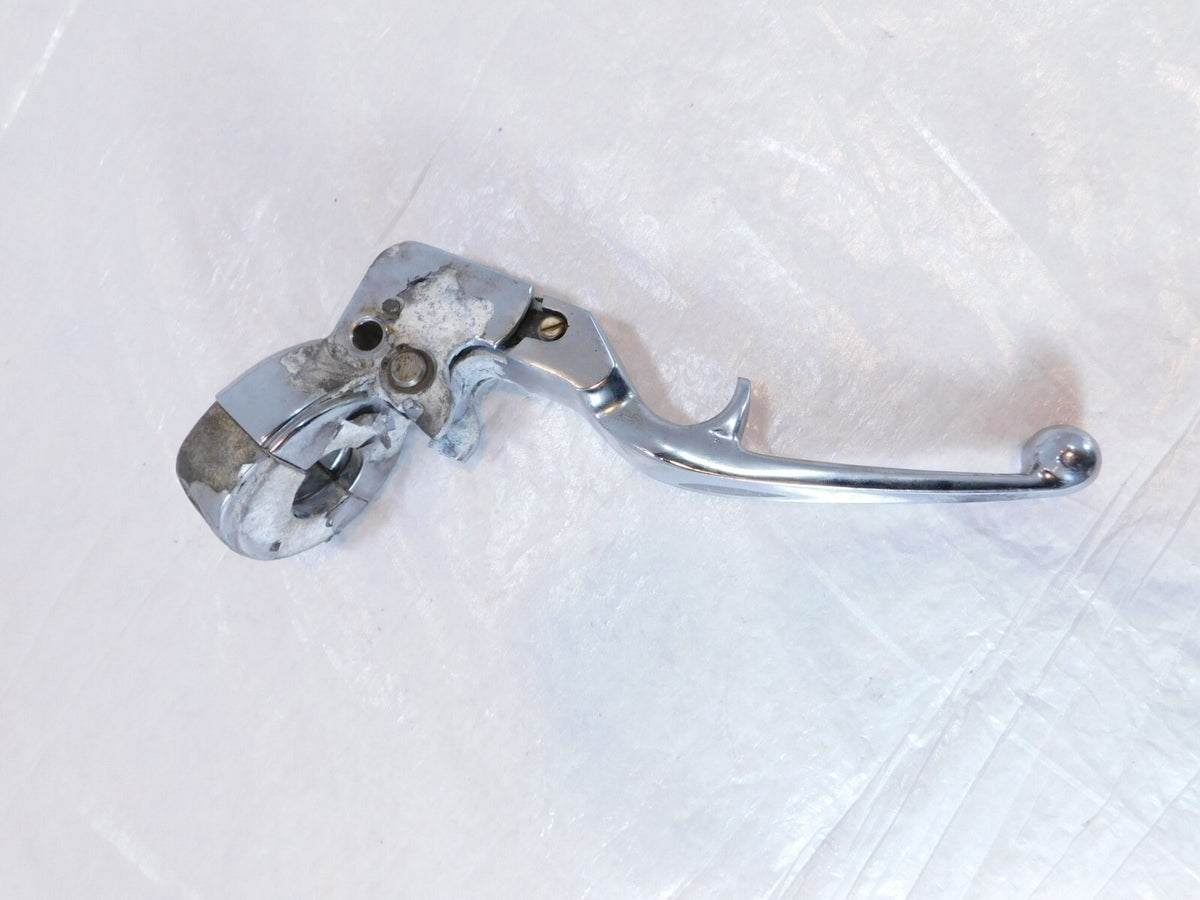 Harley Softail Dyna & Sportster Chrome Clutch Lever & Perch Mount Bracket - C3 Cycle
