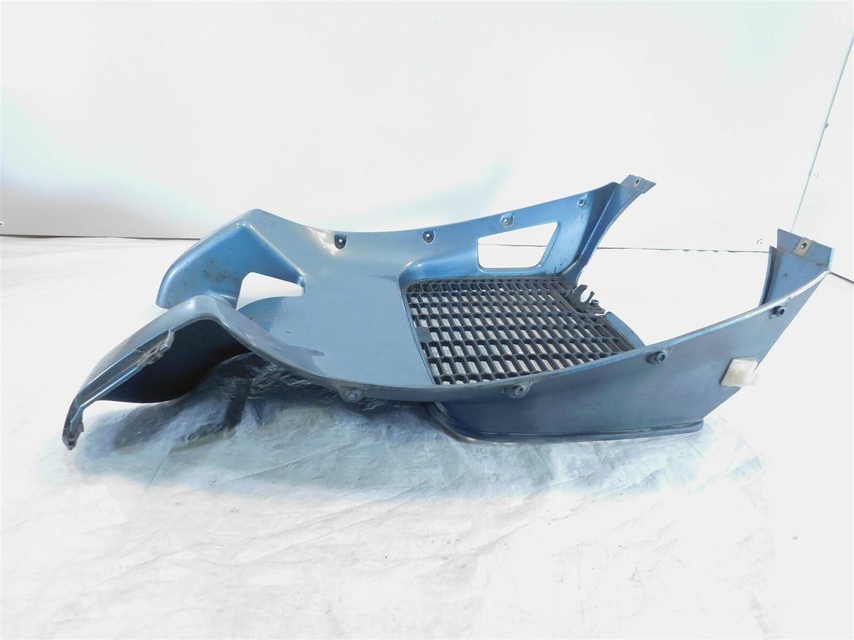 1992-1997 BMW K1100LT Blue Front Radiator Grill Shroud Cover Guard 466323098449 - C3 Cycle