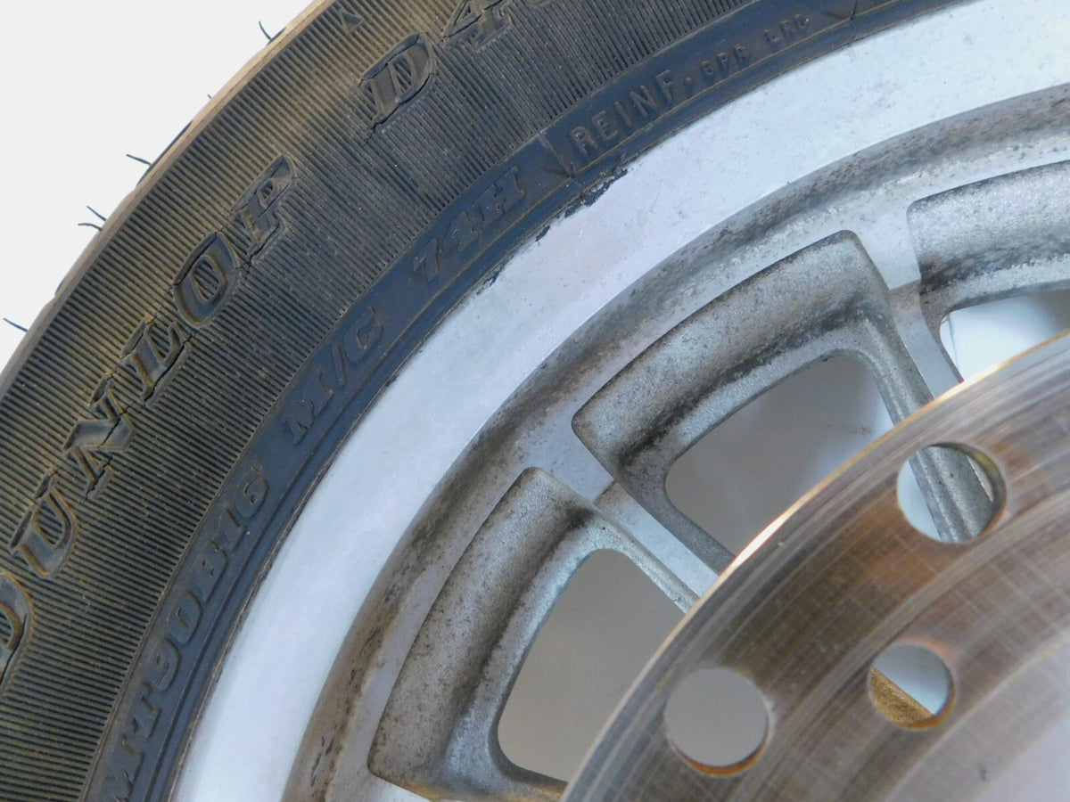 1996-1999 Harley Sportster 883 & 1200 Silver Cast Rear Wheel Rim 13 Spoke - C3 Cycle