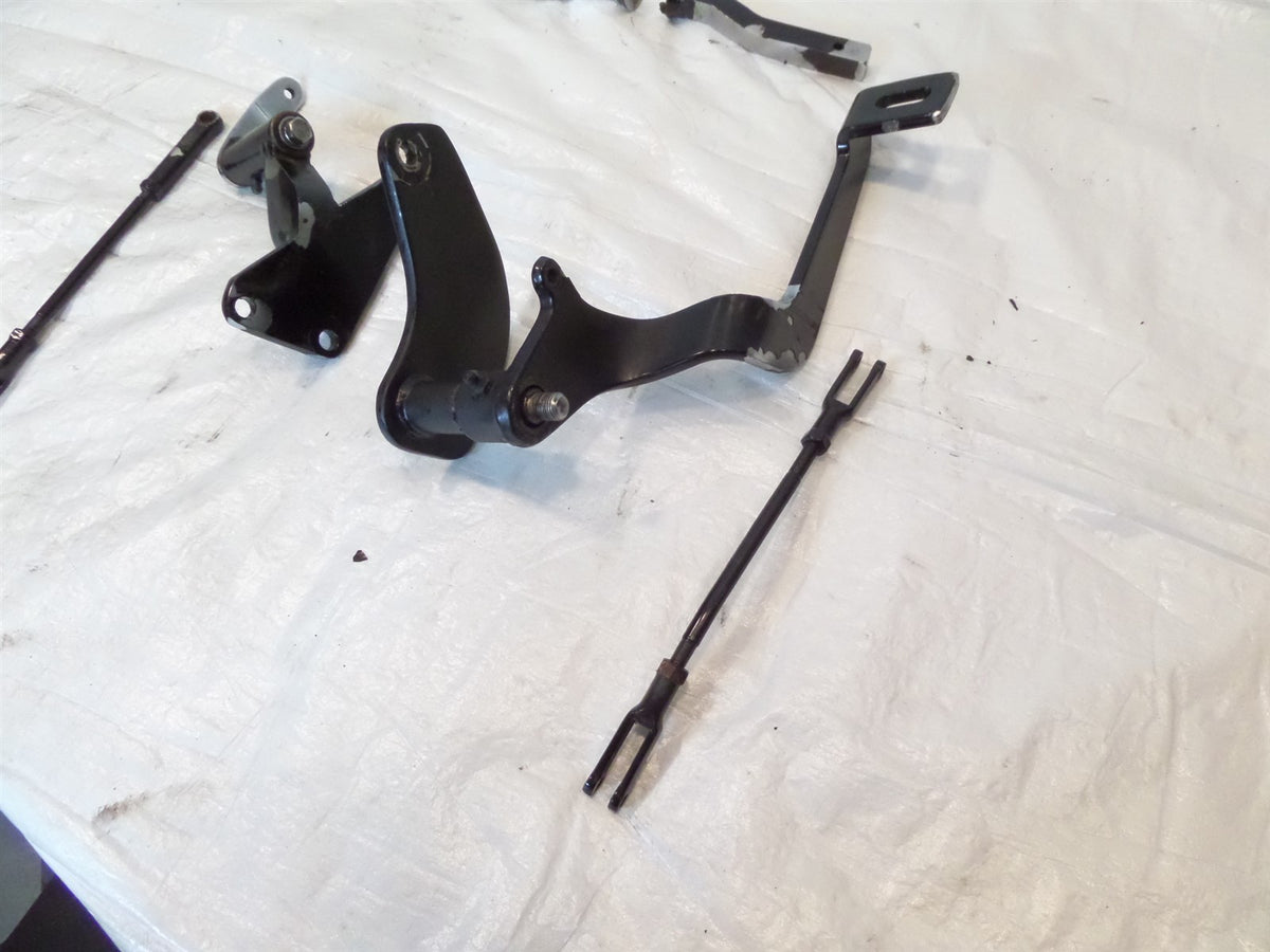 1991 Harley Davidson Sportster 883 Black Forward Brake & Shift Controls Parts - C3 Cycle
