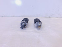 Harley Touring FXR Dyna Sportster & Softail Chrome & Rubber Footpegs Footrests - C3 Cycle