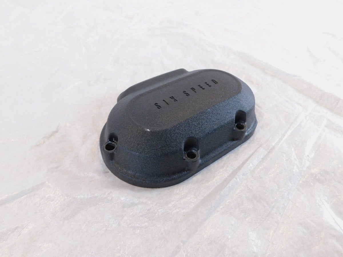 Harley Electra Glide Dyna & Softail Twin Cam Black Transmission Side Cover Cap - C3 Cycle
