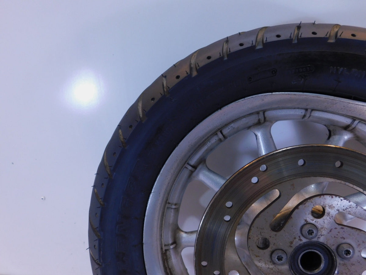 Harley Davidson Road Street Electra Glide 9 Spoke Silver Rear Wheel Rim - BENT - C3 Cycle