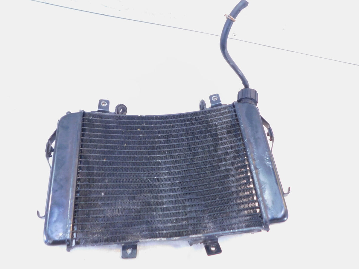 2013-2019 KTM 690 Duke Black Front Engine Motor Water Cooling Radiator - dents - C3 Cycle