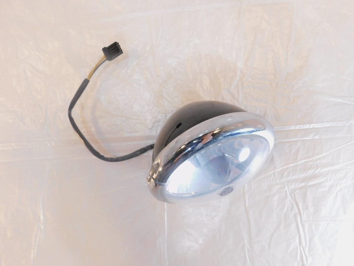 Harley Davidson Dyna Low Rider V-Rod Black Headlamp Headlight & Bucket Housing - C3 Cycle