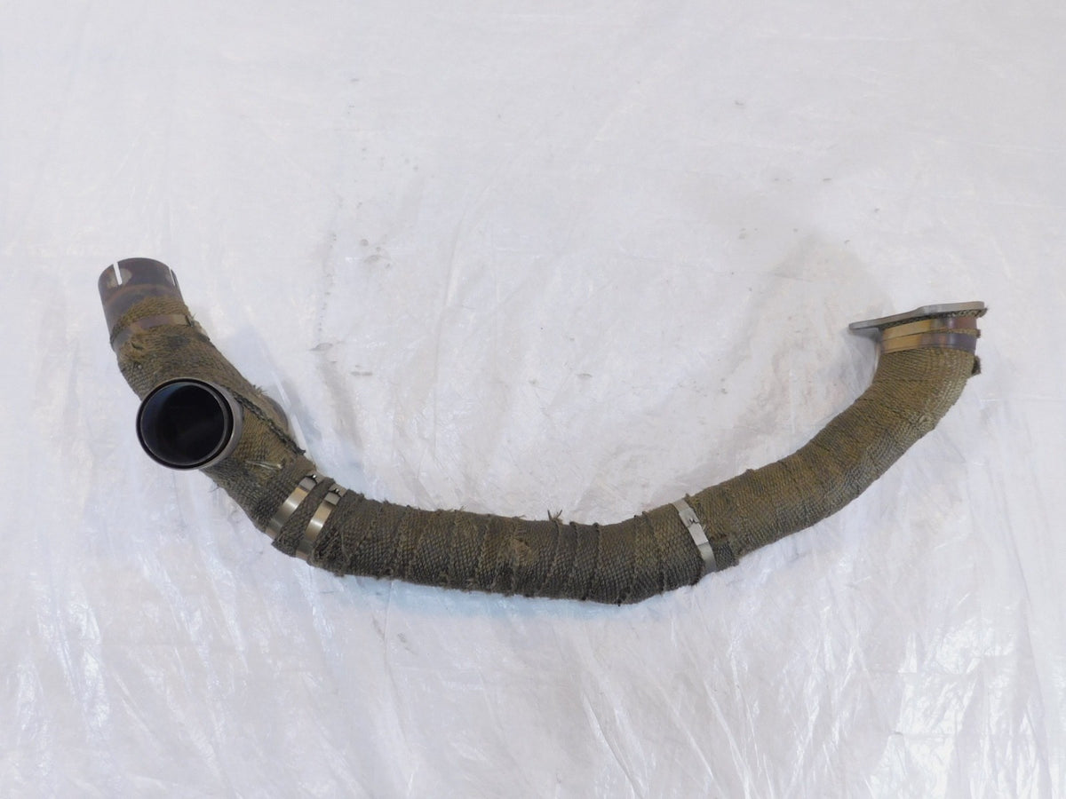 Ducati Sport Touring ST4 S Wrapped Exhaust Muffler System Horizontal Header Pipe - C3 Cycle