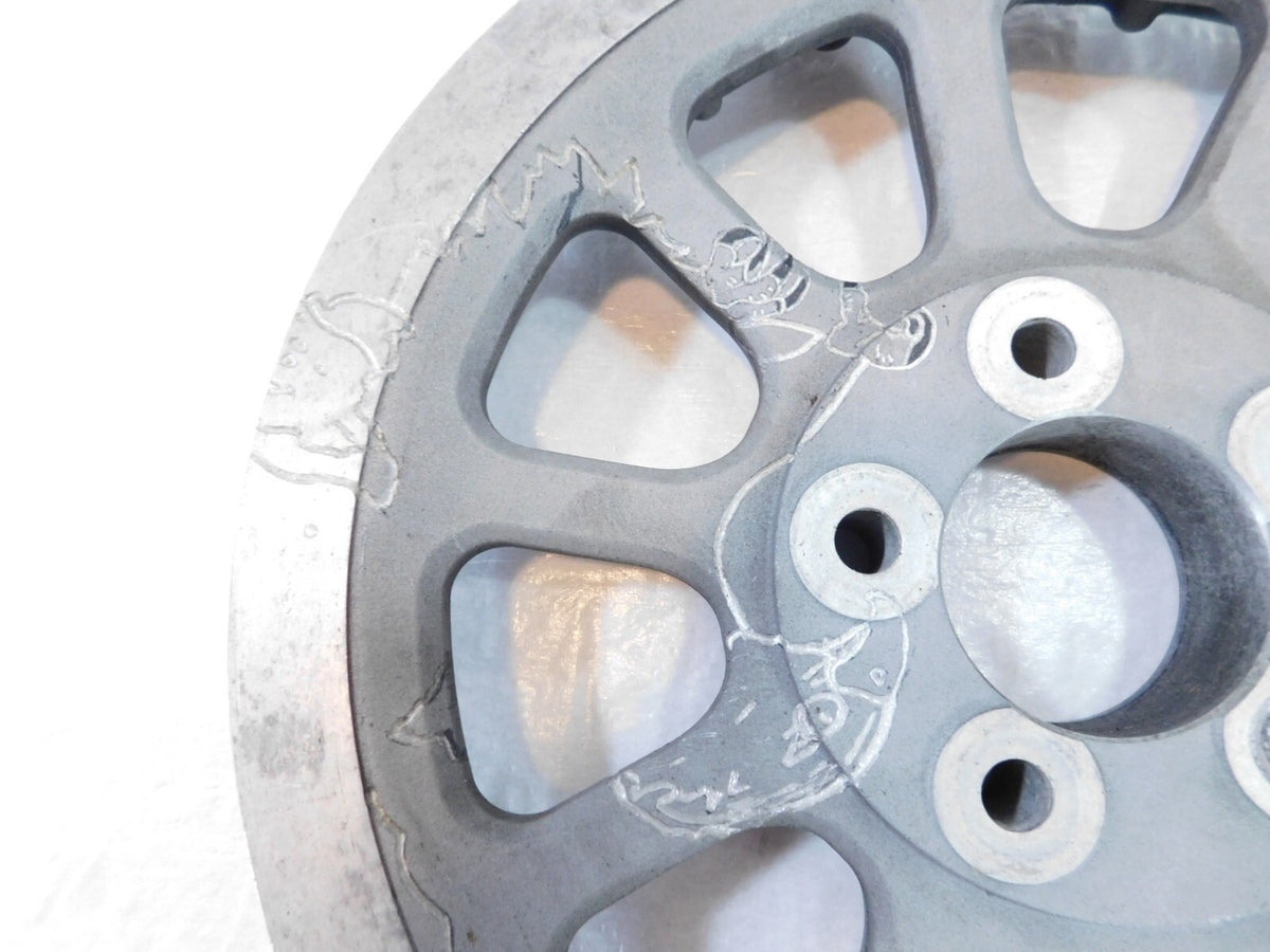 07-10 Harley Davidson Dyna Super Glide Silver Rear Wheel Sprocket Belt Pulley - C3 Cycle
