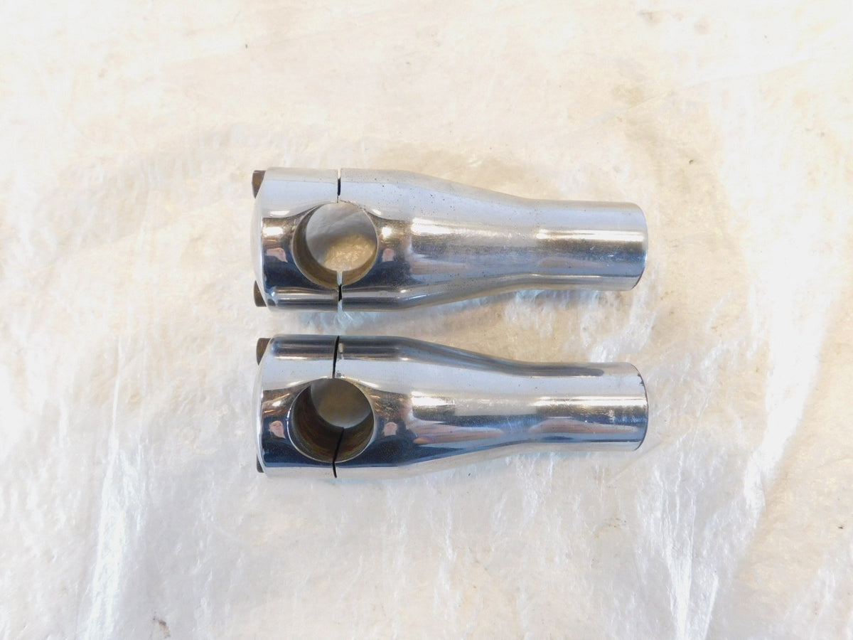 54-73 Harley Davidson Ironhead Sportster 900 1000 Handlebar Riser Mount Brackets - C3 Cycle