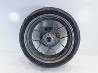 2007 2008 2009 Aprilia Shiver 750 SL750 Gray Rear Wheel Rim & Brake Rotor - C3 Cycle