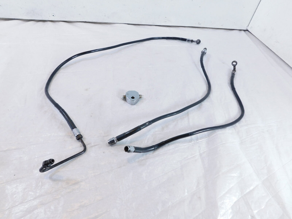 Harley Davidson Touring Road King & Electra Glide Dual Disc Front Bake Line Hose - C3 Cycle