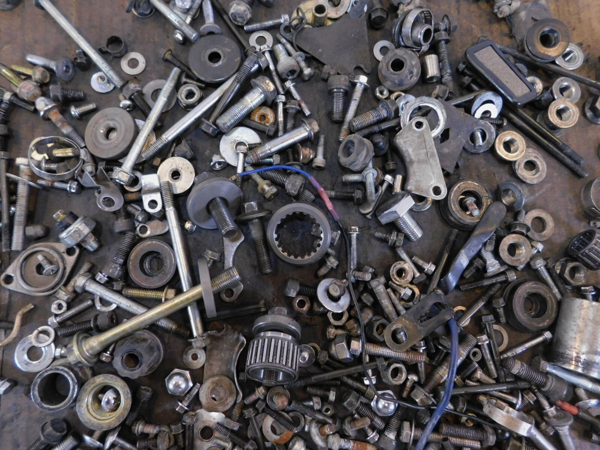1997 97 Kawasaki VN1500 Vulcan 1500 Classic Nuts Bolts & Brackets Parts Box Lot - C3 Cycle