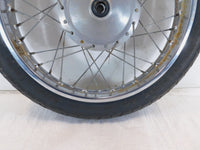 1991-97 Honda Nighthawk 250 CB250 Front Wheel Rim & Hub 18x1.85 Bent -For Parts - C3 Cycle