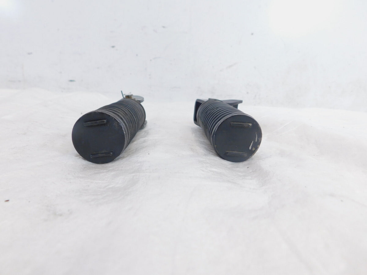 1979-1982 Honda CB650 CB650C Custom Black Rear Left/Right Foot Pegs Footrests - C3 Cycle