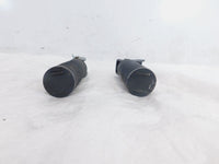 1979-1982 Honda CB650 CB650C Custom Black Rear Left/Right Foot Pegs Footrests - C3 Cycle