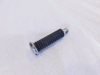 Harley Touring FXR Dyna Sportster & Softail Single Black Rubber Footpeg Footrest - C3 Cycle