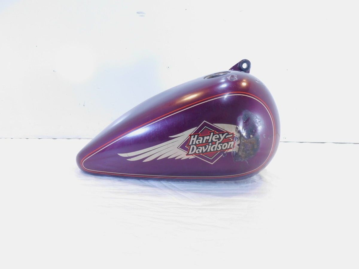 Harley Davidson Softail Night Train Custom Purple Right Gas Fuel Petrol Tank - C3 Cycle