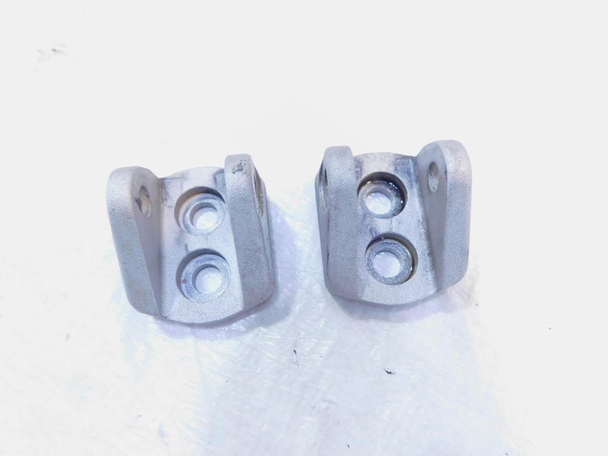 2013-2019 KTM 690 Duke Silver Left/Right Front Footrest Foot Pegs Bracket Mounts - C3 Cycle