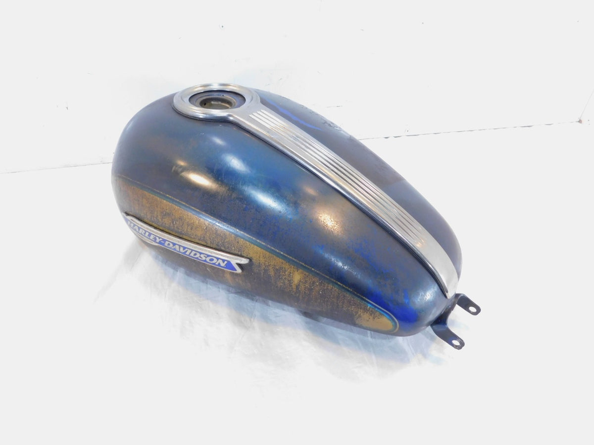 2007-2017 Harley Sportster 883 & 1200 Blue Custom & Low Fuel Gas Petrol Tank - C3 Cycle