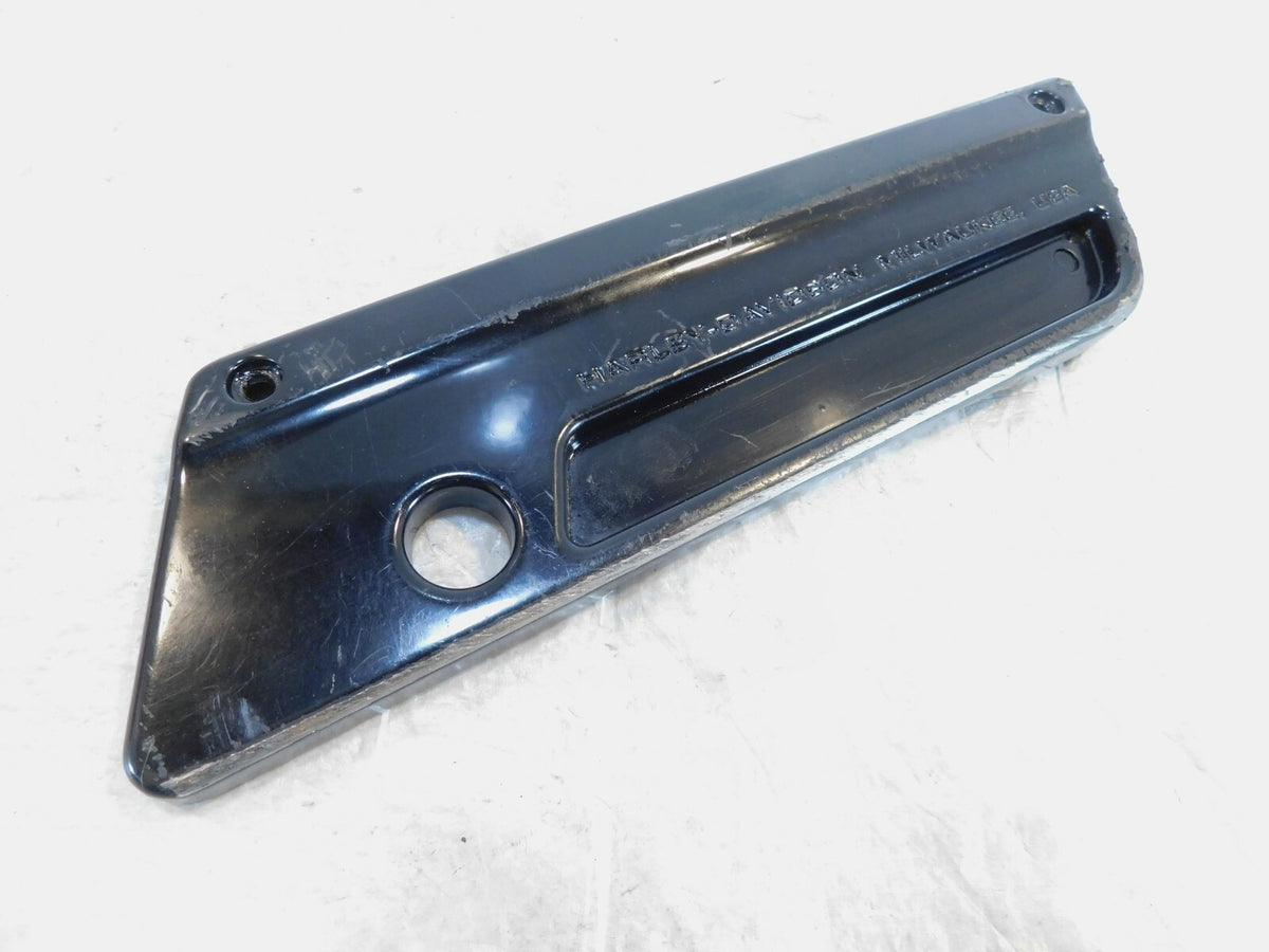 Harley Touring Road King Electra Street Glide Black Right Saddlebag Latch Cover - C3 Cycle
