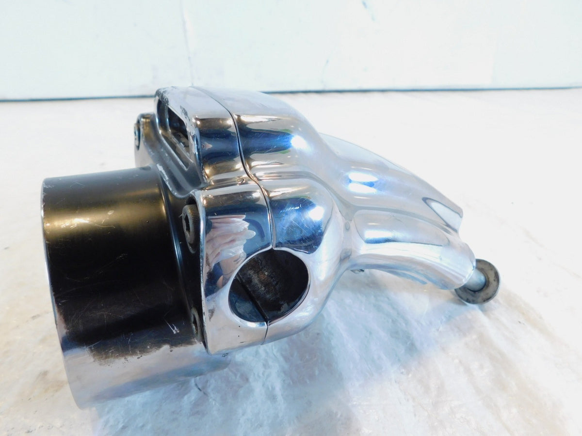 Harley Davidson Sportster 883 1200 Custom Chrome Handlebar Riser Bracket Mount - C3 Cycle