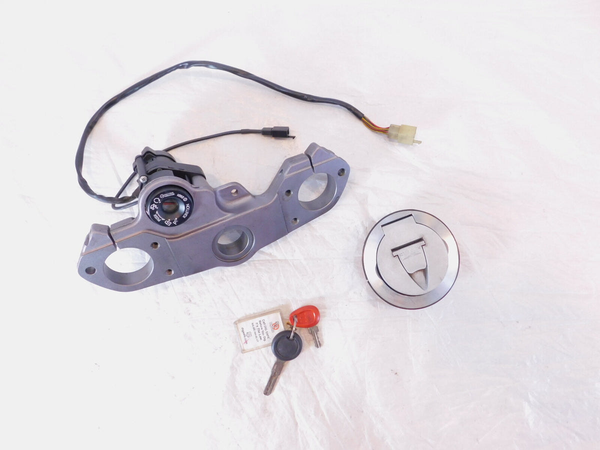 Moto Guzzi Norge GT Breva 1100 1200 Ignition Key Switch Steering Lock Gas Cap - C3 Cycle