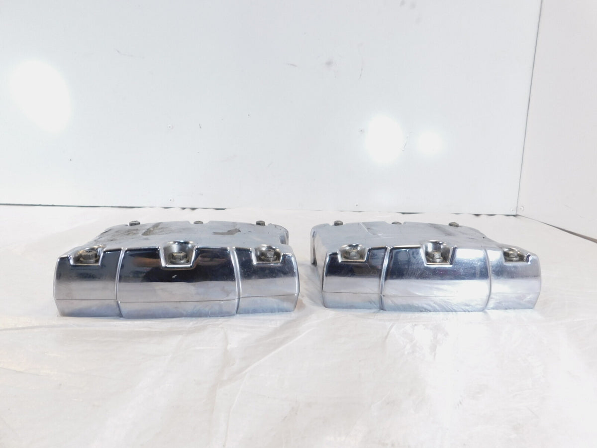 Harley Davidson Touring Dyna & Softail Chrome Cylinder Head Rocker Boxes - C3 Cycle